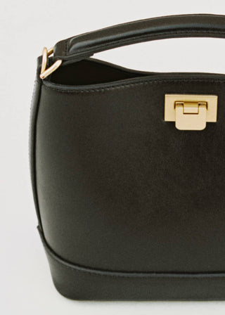 Bolso Shopper con Detalle Metálico