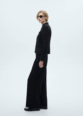 Pantalón de Pinzas Wide Leg