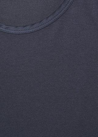 Camiseta sin Mangas con Detalles Satinados