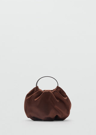 Bolso de Satin con Anilla Metálica