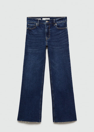 Jeans Flare Talle Alto con Bolsillos