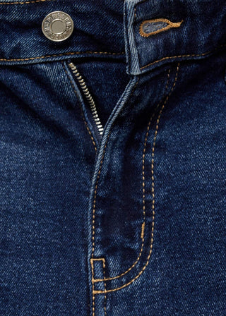 Jeans Flare Talle Alto con Bolsillos