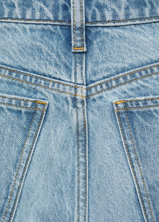 Jeans Mom Talle Alto con Bolsillos