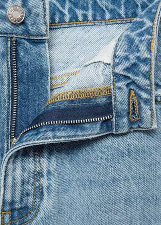 Jeans Mom Talle Alto con Bolsillos