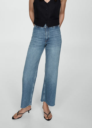 Jeans Culotte Talle Alto