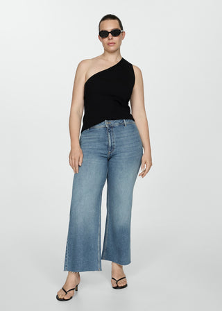 Jeans Culotte Talle Alto