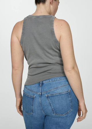 Jeans Mom Talle Alto con Bolsillos