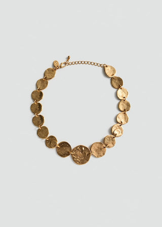 Collar Corto con Monedas