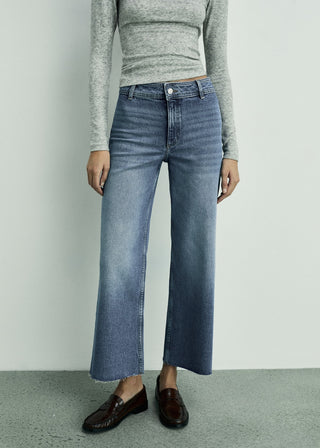 Jeans Culotte Talle Alto