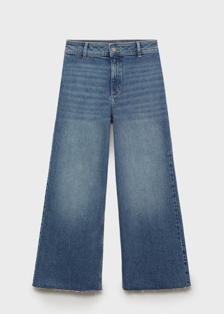 Jeans Culotte Talle Alto