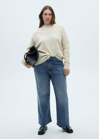 Jeans Culotte Talle Alto