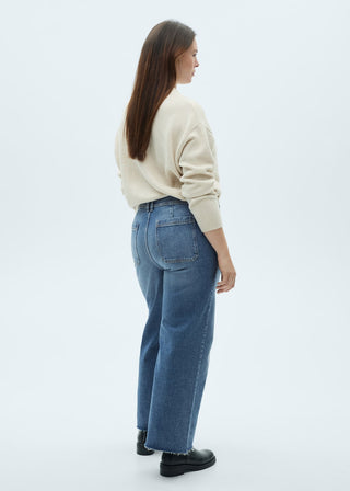 Jeans Culotte Talle Alto