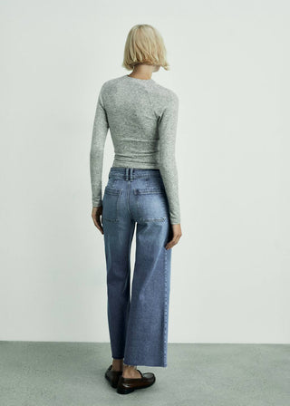 Jeans Culotte Talle Alto