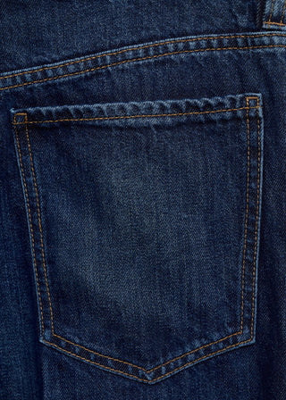 Jeans Wideleg con Cinturón