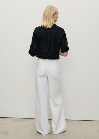 Jeans Wide Leg con Bolsillos
