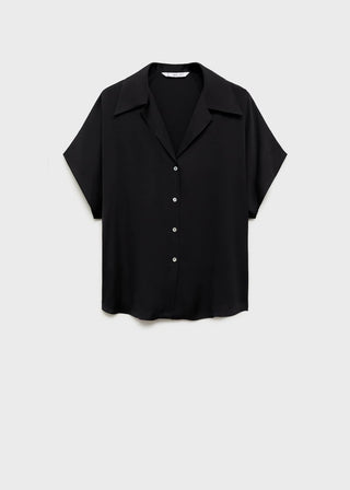 Camisa Manga Corta Satinada