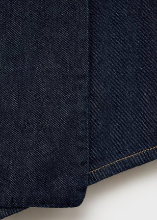 Enagua Denim Efecto Cruzado