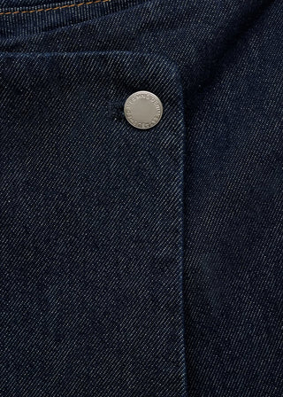 Enagua Denim Efecto Cruzado