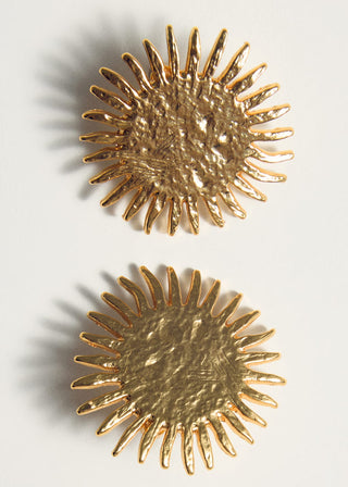Aretes con Diseño de Sol