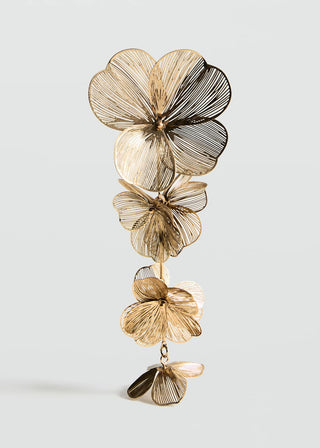 Aretes Colgantes Diseño de Flor
