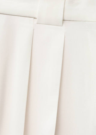 Pantalón de Traje con Pinzas Delanteras