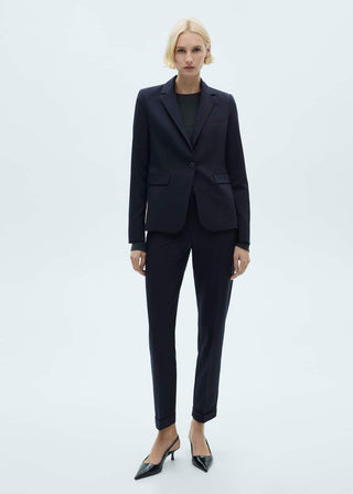 Blazer de Traje Entallado