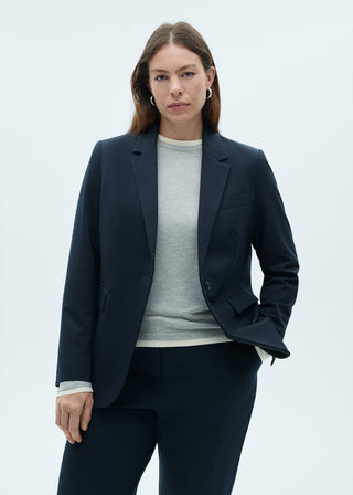 Blazer de Traje Entallado