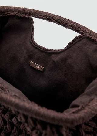 Bolso Clutch de Fibra Natural