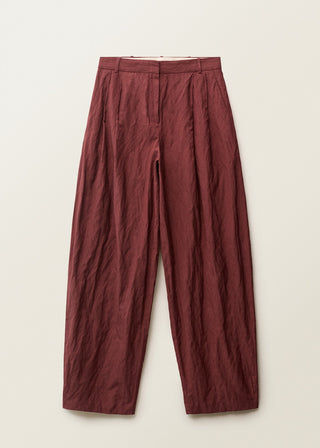 Pantalón Wide Leg Efecto Arrugado