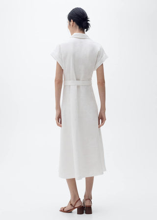 Vestido de Lino con Cinturón