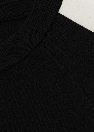 Sudadera de Punto Raya Contraste
