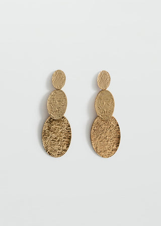 Aretes Largos con Textura