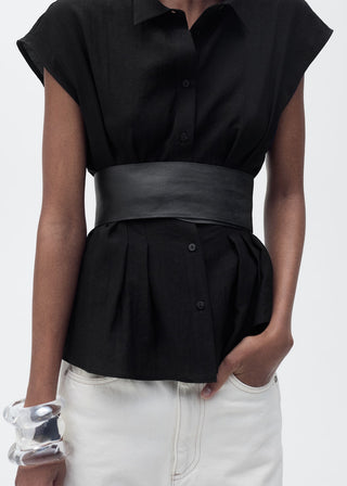 Camisa Manga Corta con Pinzas