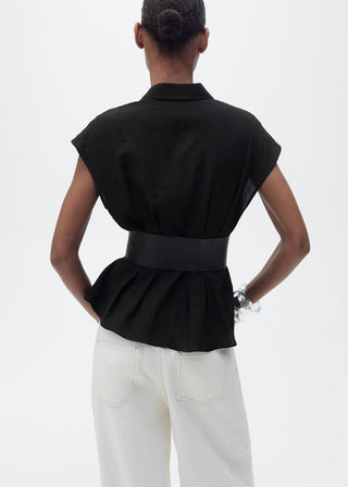 Camisa Manga Corta con Pinzas
