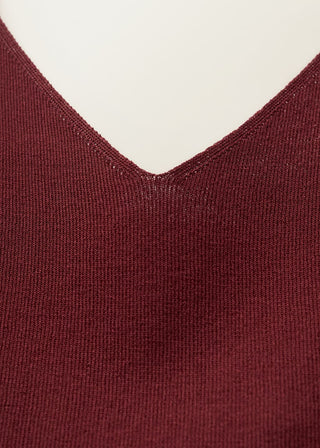 Camiseta Crop de Punto Fino