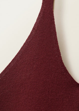 Camiseta Crop de Punto Fino