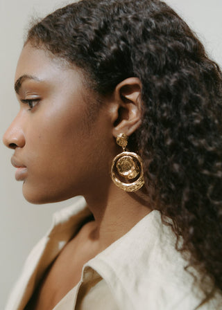 Aretes Colgantes Diseño Circular
