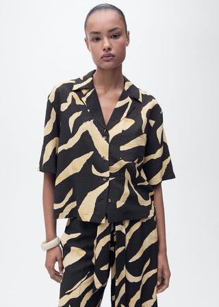 Camisa Manga Corta con Estampada