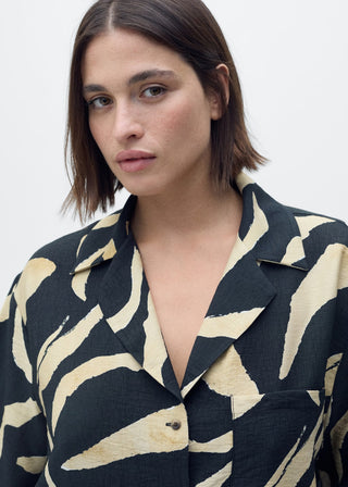 Camisa Manga Corta con Estampada