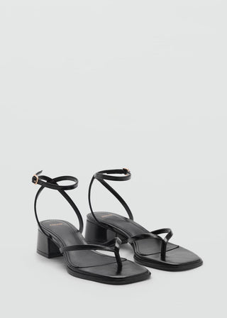 Sandalias de Tacón con Tiras