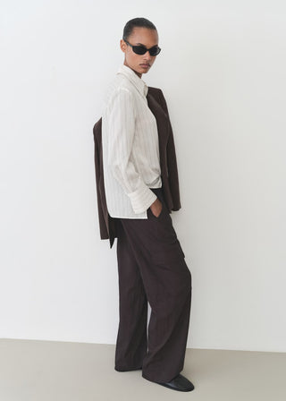 Pantalón Talle Medio con Cintura Elástica