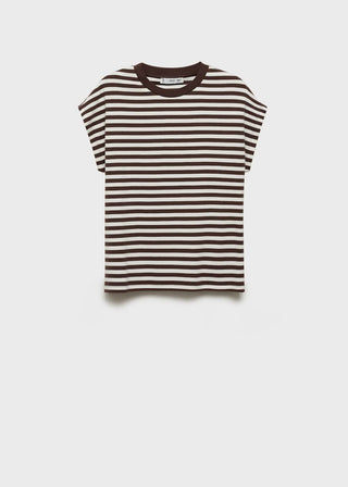 Camiseta Manga Corta Estampado Rayas