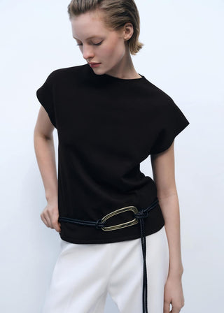 Blusa sin Mangas Punto Fino