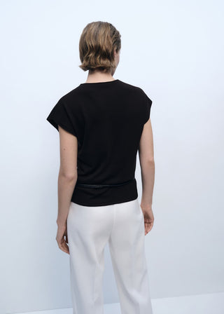 Blusa sin Mangas Punto Fino