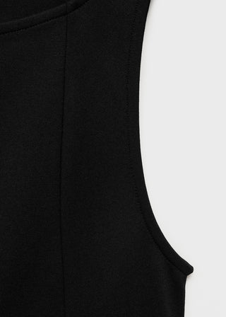 Blusa Evasé Cuello Barco