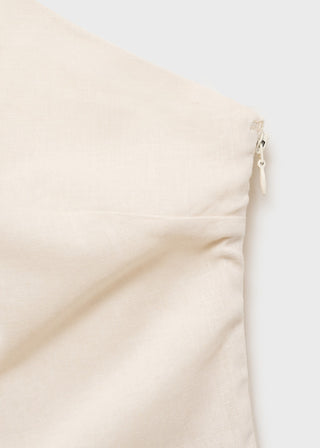 Blusa Entallada Corte Asimétrico