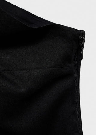 Blusa Entallada Corte Asimétrico