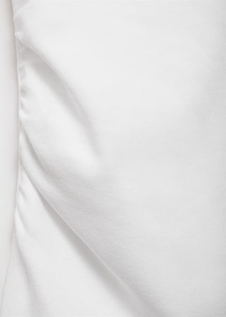 Blusa Asimétrica con Efecto Drapeado