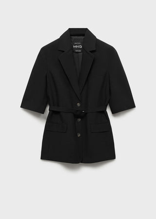 Blazer Manga Corta con Cinturón