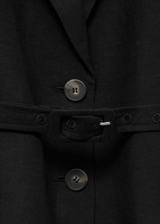Blazer Manga Corta con Cinturón